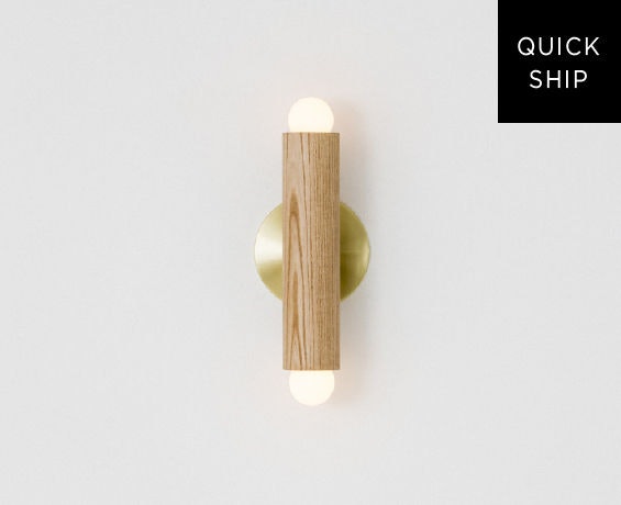 Lodge Double Sconce designed by Workstead